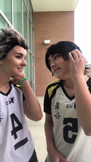 Bokuaka Kiss: Bokuto x Akaashi Cosplay Moment