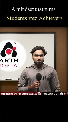 A mindset that transforms dreams into results. At Arth Digital, we create achievers.#Arth