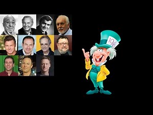 Animated Voice Comparison- Mad Hatter (Alice in Wonderland)