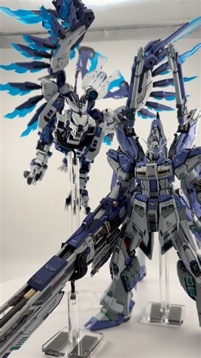 2.8K views · 995 reactions | V-Tiger Hi-Nu Gundam + HMM liger Zero Zenith Phoenix #hinugundam #nugundam #charscounterattack #ligerzero #hexagear #zoids #zoidsofinstagram #gundam #gunpla #gundamstagram #plamodel #plamo #mecha #toys #ゾイド #ガンプラ #kotobukiya #bandai | Anaheim Mech Labs | Facebook