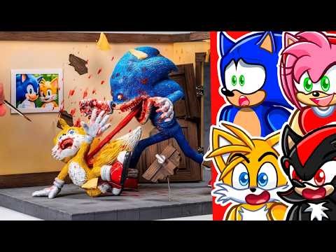 The Most SATISFYING SHIN SONIC CLAY ART!!