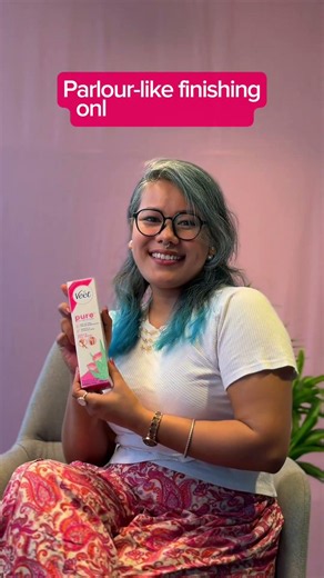 She swiped through all and finally found perfection in Veet!