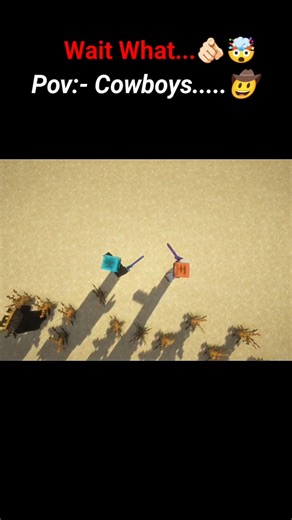 Wait What🤯Never challenge a Cowboy in Minecraft! ⚔️ #minecraft #shorts #viral #trending #gaming #fun