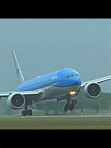 B777 Wind Gust Impact During Touchdown