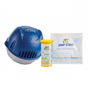 FROG @ease Floating System for Hot Tubs - Quick & Easy Self-Regulating Hot Tub Sanitizer - Tub Maintenance System with Sanitizing Minerals & SmartChlor Technology