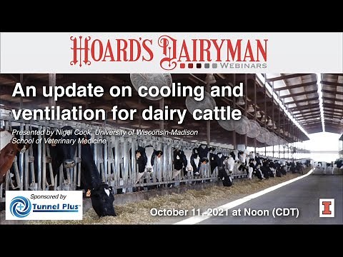 An update on cooling and ventilation for dairy cattle