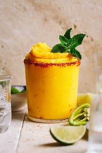Frozen Mezcal Mango Margarita