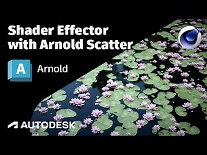 Arnold Tutorial - Shader Effector with Arnold Scatter in Cinema 4D (GPU)