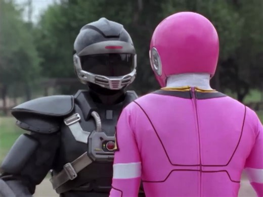 Cassie Meets The Phantom Ranger! 🖤🖤🖤 #PowerRangers #Turbo | Morphin' Legacy