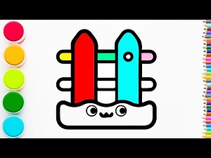 How to Draw a Fence | Step by Step