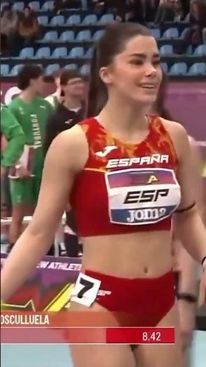 Beautiful Spanish Sprinter Wins #beautiful #athletics #trackandfield