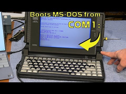 Tandy 1500 HD: Serial Boot Mod