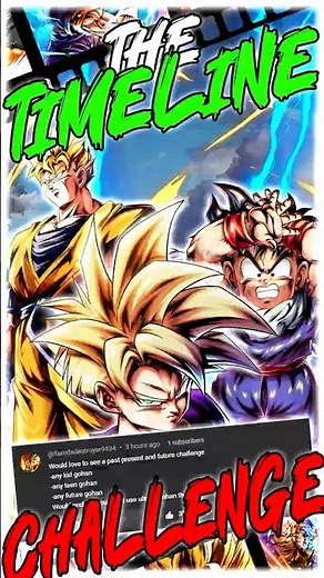 The TIMELINE GOHAN Challenge?! Using LF Future Gohan in Dragon Ball Legends
