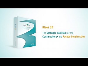 Software for Facade Construction - Klaes 3D | aluminum objects [EN]