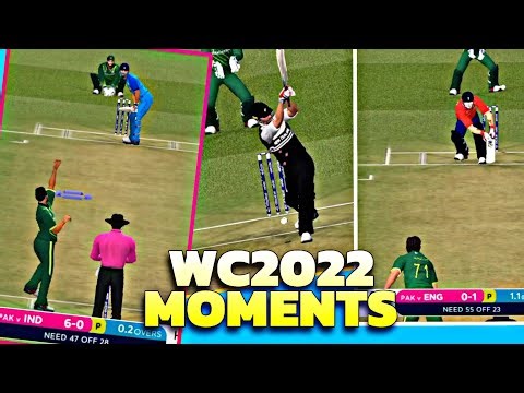 Big Moments of T20 World Cup 2022 Captured in Game Changer 5 Mobile Cricket Game v4.1!