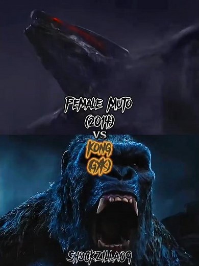 Kong (GXK) vs Female Muto (2014) | #godzillaxkongthenewempire #godzilla