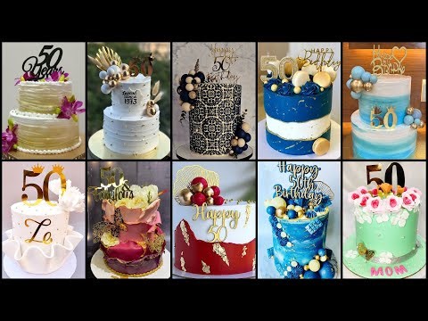 🎉Fabulous 50th Birthday Cake Designs 2024/50th Birthday Cake/Birthday Cake Design/Cake Design
