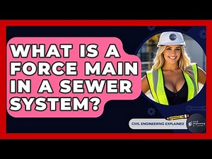 What Is A Force Main In A Sewer System? - Civil Engineering Explained
