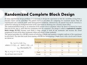 9.4. Design of Experiments - Randomized Complete Block Design