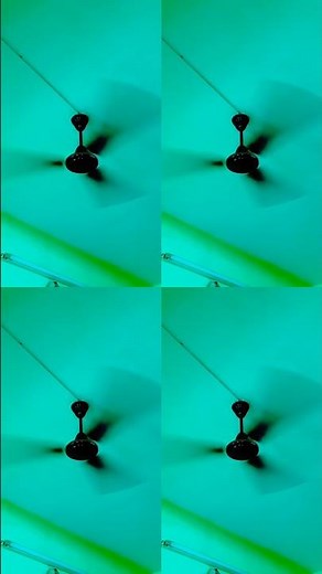 RGB Fan Light Show 🌈 #ceilingfan #viral