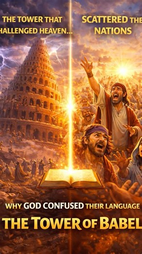 They Tried to Reach Heaven… Then God Changed Their Language The Tower of Babel #jesus #lord #faith