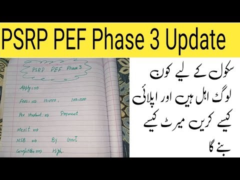 Punjab PEF Phase 3 PSRP Update | Complete Application Process Explained