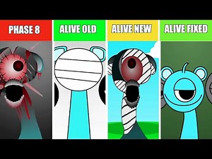 Incredibox Sprunki Phase 8 OLD ALIVE vs NEW ALIVE vs Fixed Newest Alive | ALL Characters | NEW MOD!