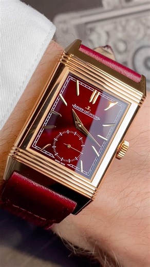 ❗️UNBOXING THE JAEGER-LECOULTRE REVERSO TRIBUTE GOLD BURGUNDY❗️