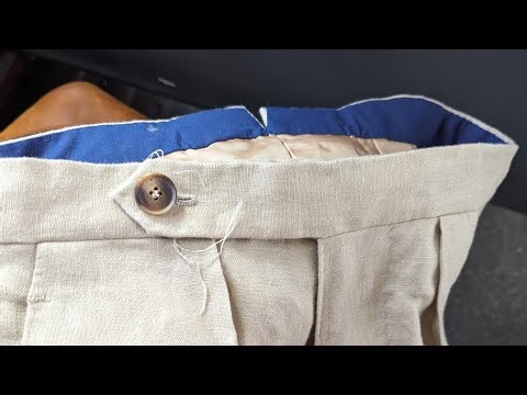 Button Waistband Extension | Trouser projects