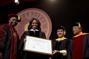 Michelle Obama delivers Tuskegee University commencement address