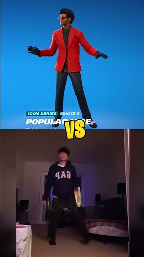 POPULAR VIBE Emote IN REAL LIFE 200% SYNC