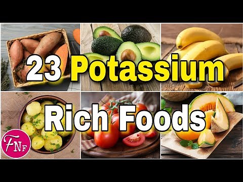 ✅ Potassium Rich Foods || Foods High In Potassium