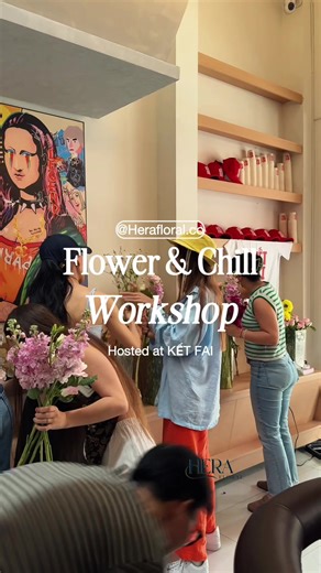 A weekend workshop fun hosted by Hera Floral ✨🙌🏼 #workshop #danang #flowers #bouqet #цветыдананг