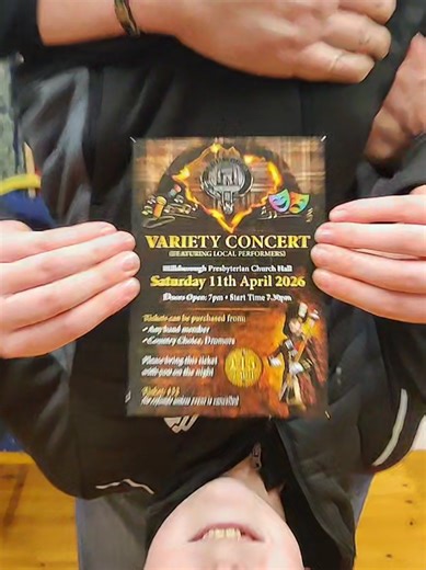 Variety Concert by Drumlough Pipe Band