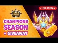 Champions Season and Gold Tickets Giveaway LIVE STREAM! - Hero Wars