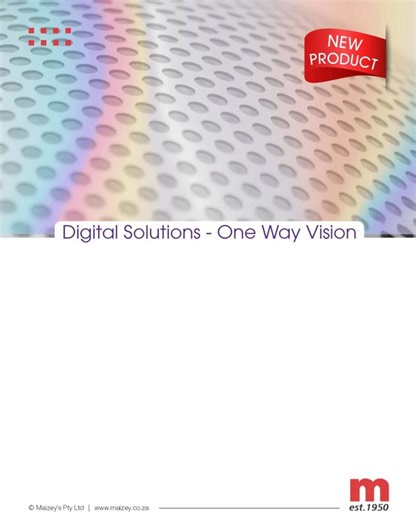 11 shares |  Turn windows into eye-catching art! Our Hologram One Way Vision film transforms ordinary glass into a vibrant holographic display , while keeping visibility from the inside. ️ Compatible with Solvent, Eco-Solvent, UV, and Latex printers.  Easy to apply and print on,your vision, reimagined. https://zurl.co/3oAdG #MaizeyPlastics #WindowGraphics #HolographicDesign #PrintCreativity #VisualImpact #DigitalPrintMedia | Maizey Plastics (Pty) Ltd | Facebook