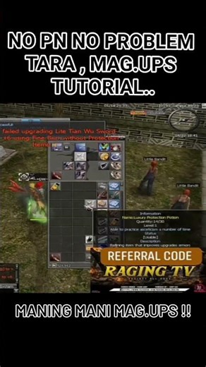 RAN ONLINE UPGRADE FOR EASY +7 TUTORIAL