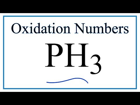 How to find the Oxidation Number for P in PH3 (Phosphine )