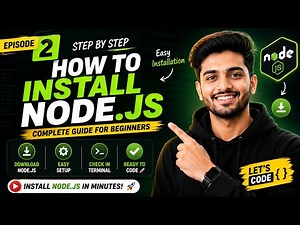🚀 JavaScript Series #2 | Install Node.js & VS Code Setup for Beginners 🔥