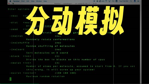 Gromacs视频教程-gmx genconf 生成大系统