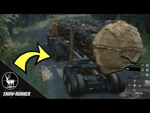 Loading Huge Sequoia Trees! How to Pack Cargo | SNOWRUNNER