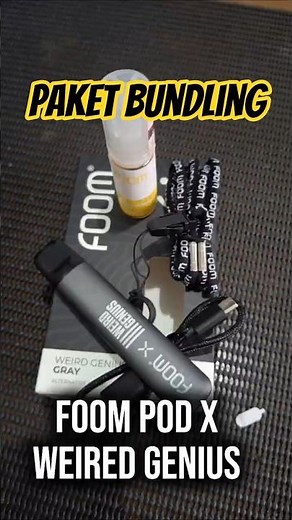 starter kit foom pod x weired genius paket bundling#foom #pod