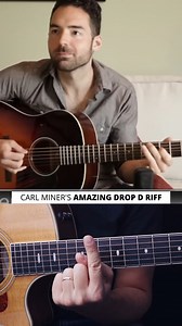 2M views · 27K reactions | Carl Miner's Drop D Riff | Tabs (image post), and multi-angle view (strumming + fretting hand) available for my SUBSCRIBERS! | From the Collings Guitars YT channel | Level Up Guitar Tabs | Facebook