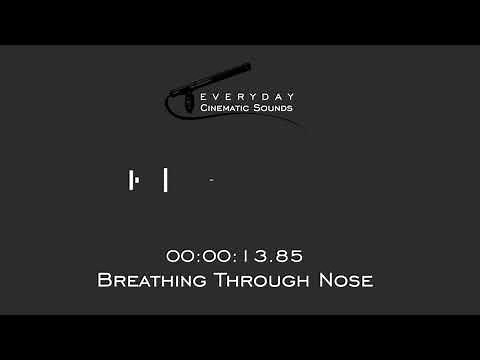 Breathing Through Nose | HQ Sound Effects