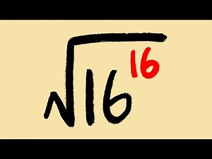 What is sqrt(16^16)=?