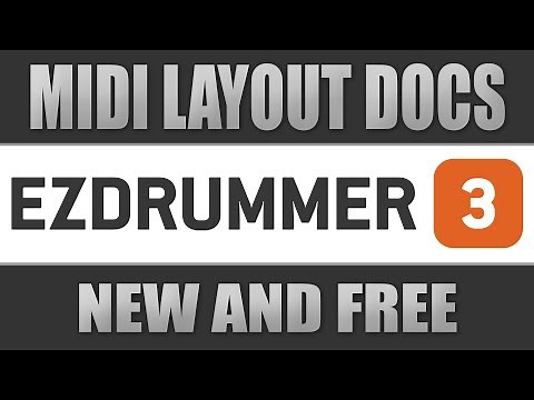 EZDrummer 3's New Midi Layout Guide