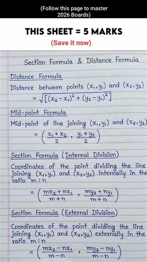 This 5 Marks Question is Guaranteed! | Section Formula Class 10 | CBSE 202