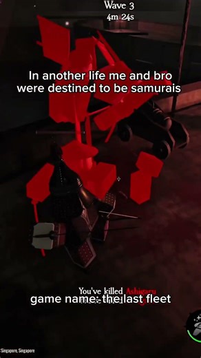 Destined to be samurais.. #japan #korea #roblox #samurai #war