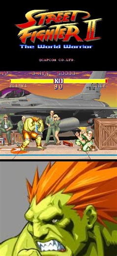 😱 Blanka vs Guile – Who Wins?! #arcade #streetfighter