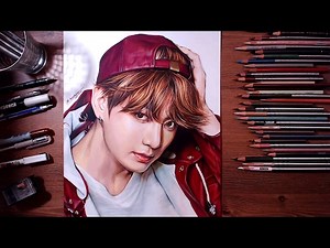 BTS : JungKook - colored pencil drawing | drawholic